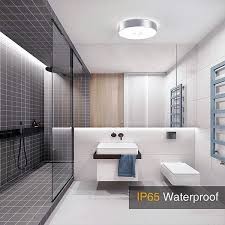 Waterproof 32w Led Ceiling Lights 12 8 Inches Flush Mount Ceiling Light Onforuleds Modern Bathroom Remodel Bathroom Inspiration Bathroom Tile Designs