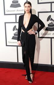 Bella Hadid In Alexandre Vauthier Couture At The 58th Grammy Awards Check More At Http Fashnberry Com Bella Celebrity Gowns Red Carpet Fashion Grammy Awards
