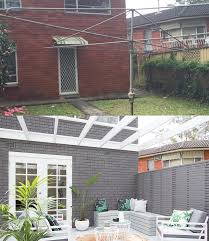 After your brick has been painted and properly sealed, it is much easier to clean than raw brick, which is porous and holds in debris. It S A Kind Of Magic Our Spraying Brick Reno Hack Three Birds Renovations