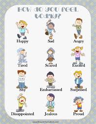 Free printable feelings chart instant download. Free Printable Feelings Chart Instant Download Toddler Feelings Chart Feelings Chart Kids Feelings