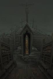 Artstation Trench Shrine Mike Franchina Shrine Modern Fantasy Man Of War