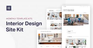 Interior Design Website Template Kit Elementor