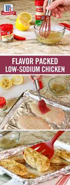 Brush Chicken With A Homemade Mixture Of Olive Oil Lemon Juice Crushed Rosemary Leaves And Garlic Easy Low Sodium Recipes Low Salt Recipes Low Sodium Recipes