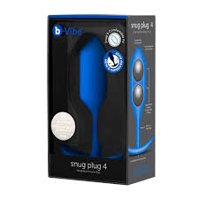 Kolík anální b-Vibe Snug Plug 4 modrý > Anální pomůcky | FLAGRANTI