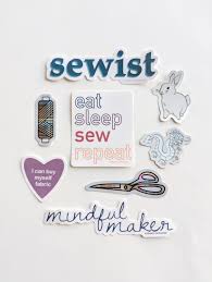 Sewing Themed Stickers