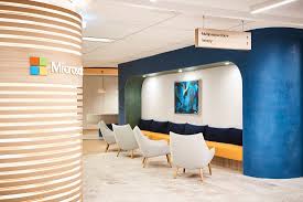 Hospitality At Work Microsoft Technology Centre By Tom Mark Henry Office Interiors Office Interior Design Interior