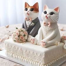 Love cats - Wedding cat cake 😻 | Facebook
