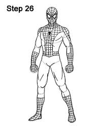 Draw a small circle on the top of your paper. Spider Man Drawing 26 Spiderman Drawing Spiderman Sketches Spiderman Coloring
