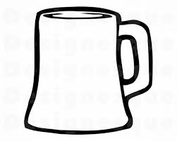Download Beer Outline 2 Svg Beer Mug Svg Beer Svg Beer Mug Clipart Etsy