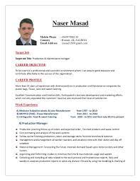 The guide to resume tailoring. Production Manager C V 12 2016