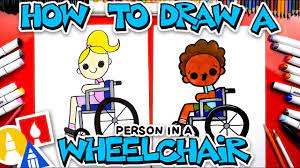 How to draw a anime character on wheelchair. How To Draw A Person Sitting In A Wheelchair Youtube