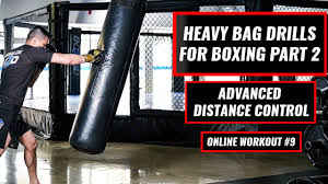 heavy bag workout advanced distance
