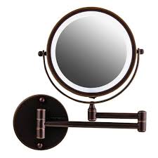Modern Contemporary Lighted Magnifying Vanity Mirror In 2020 Wall Mounted Makeup Mirror Makeup Mirror Makeup Mirror With Lights