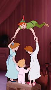 Peter John Michael Wendy Peter Pan 1953 Peter Pan Disney Disney Wallpaper Disney