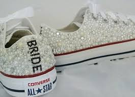 5 Beautiful Ways To Customise Your Wedding Shoes Converse Wedding Shoes Wedding Shoes Wedding Converse
