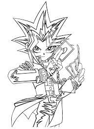 Yami Yugi Coloring Pages Kids Yu Gi Oh Cartoon Coloring Pages Arte De Dragao Desenho Desenho De Anime
