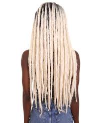 Just like loose hair, you want to part your locs into four sections. Women S Long Blonde Dreadlocks Wig Blonde Dreadlock With Dark Roots