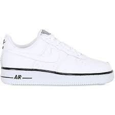 Nike Men Air Force 1 Faux Leather Sneakers White Sneakers Men Sneakers Men White Shoes Men