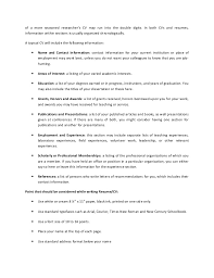 Resume And Curriculum Vitae