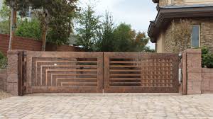 Modern house gate design : Driveway Gate Ideas Modern Contemporary