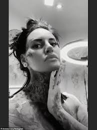 Tattoo ideas for girls provide the much needed inspiration and have a way of enhancing one's feelings and emotions. Jemma Lucy Gets Her Baby Daughter S Name Tattooed On Her Face Daily Mail Online