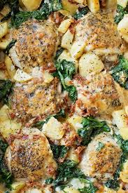 Creamy Tuscan Chicken And Potatoes Life Made Simple Recipe Tuscan Chicken Tuscan Recipes Recipes