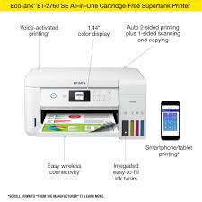 Download epson printer driver software without cd/dvd. Epson Ecotank 2760 Special Edition All In One Printer With Bonus Black Ink