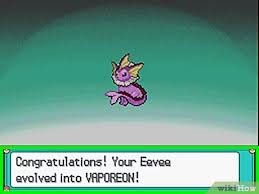 In order to evolve eevee into leafeon and glaceon you'll have to get specific items: How To Evolve Eevee In Pokemon Platinum 8 Steps With Pictures
