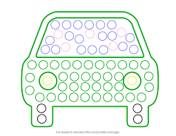 Simple do a dot printables for fall. Printable Travel Sheets For Mini Do A Dot Moms And Crafters