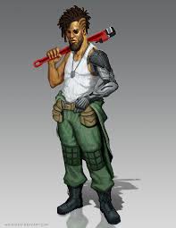 Mechanic By Andre Rogers Cyberpunk Character Afrofuturism Star Wars Characters