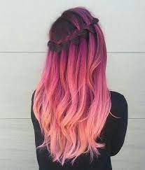 Hair Dye Colour Diy Half And Half Individuality Ideas Hair Styles Hair Color Pastel Long Hair Styles