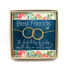 99 ($49.99/count) get it as soon as wed, jun 2. Amazon Com Best Friends Necklace Best Friend Christmas Gift Two Connecting Circles Necklace Bestie Gift Card Gift For Best Friend Bff Gift Handmade