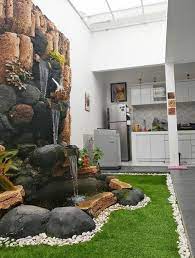 Untuk mempercantik air mancur anda dapat menambahkan. 12 Inspirasi Air Mancur Taman Minimalis Unik Dan Estetis Rumah123 Com