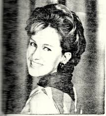 Can someone colorize and sharpen my mom's old high school photo?