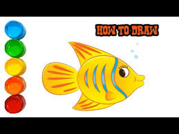 Maybe you would like to learn more about one of these? How To Draw A Fish Step By Step Drawing A Fish Easy Fish Drawing For Kids Myhobbyclass Com Learn Drawing Painting And Have Fun With Art And Craft