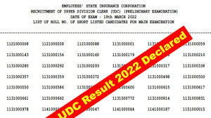 Number of vacancies for the esic udc 2022 post. Lkdroaxxlmntgm