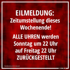 Nicht Vergessen Dieses Wochenende Werden Die Uhr Zurückgestellt