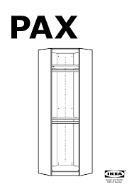 Caisson d angle dressing maison design apsip com avec. Pax Corner Section Frame Black Brown Ikeapedia