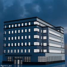 William H. Wright Building Built 1937-38 Demolished 1973 ~ Which image do  you think has the best ambiance? Built in Minecraft 3D rendered in Chunky  Built and Rendered by @goco_mc ~ The