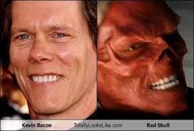 Kevin Bacon Totally Looks Like Red Skull Totally Looks Like