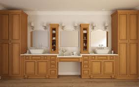 The Rta Store On Instagram Lots Of Storage Is A Must In A Master Bath Pictured Legacy Ginger With Black Rustic Bathroom Rustic Bathrooms