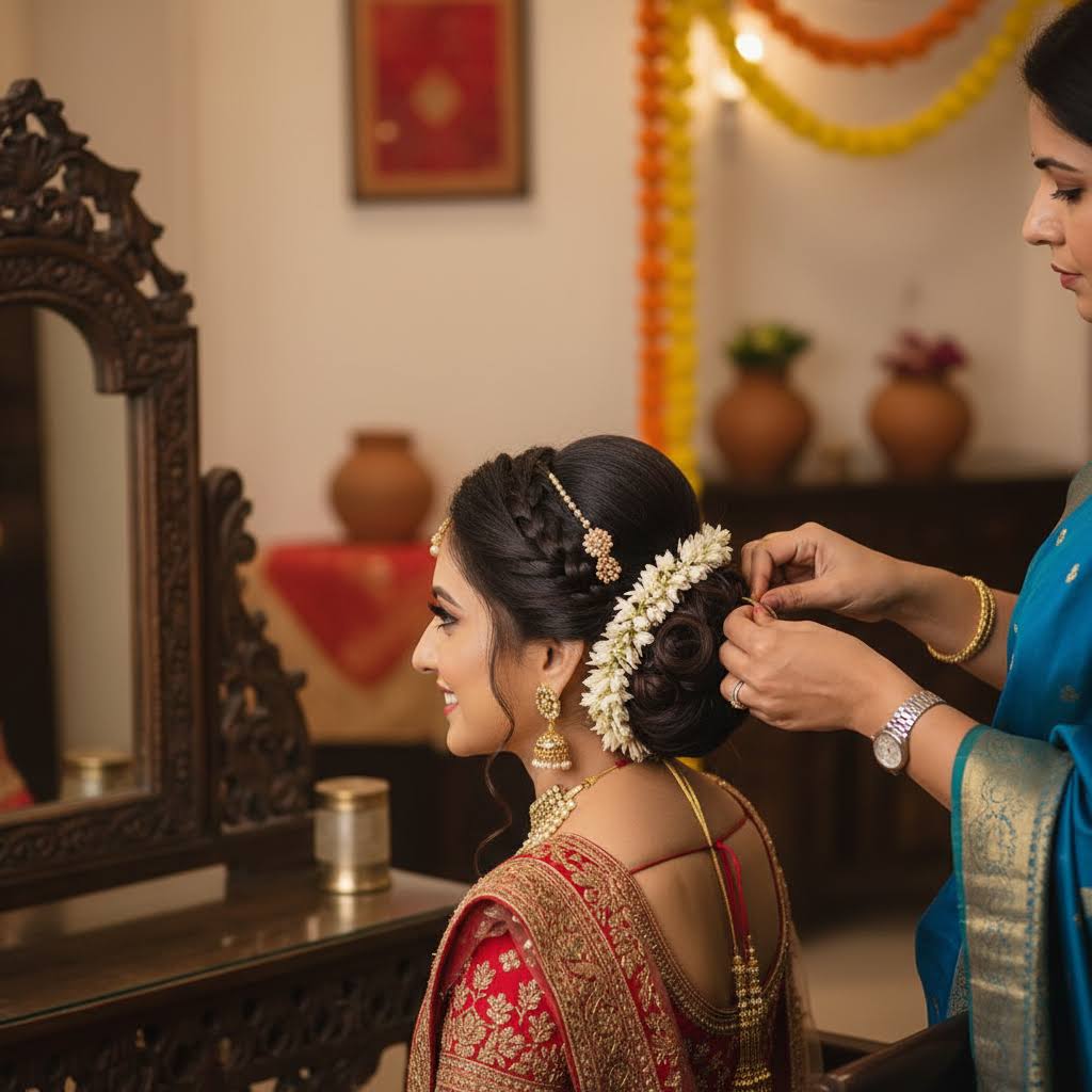 Bridal Hair Styling in Gurgaon product image