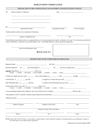 employment verification form fill online printable fillable blank pdffiller