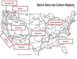 Native American Cultural Regions Map Activity Map Activities Activities Native American