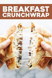 Breakfast Crunchwrap Recipe Breakfast Crunchwrap Breakfast Breakfast Dishes