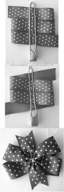 Couture Tricot Crochet Broderie Patchwork Et Loisirs Creatifs Homemade Bows Diy Bows Pinwheel Bow