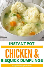 Instant Pot Chicken And Dumplings With Bisquick Recipe In 2020 Bisquick Dumplings Instant Pot Chicken Instant Pot Dinner Recipes