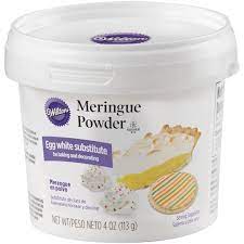 However, it may not be very easily available. Wilton Meringue Powder Meringue Powder Egg White Substitute Meringue