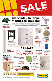Perabotan buatan interio sudah merambah pasar lokal hingga mancanegara dengan tujuan 46 negara di seluruh dunia. Promo Ikea Terbaru Sale Akhir Tahun Periode 14 Desember 2017 09 Januari 2018 Harga Diskon