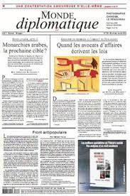 Bienvenue sur la chaîne dailymotion du monde. Le Monde Diplomatique Wikipedia